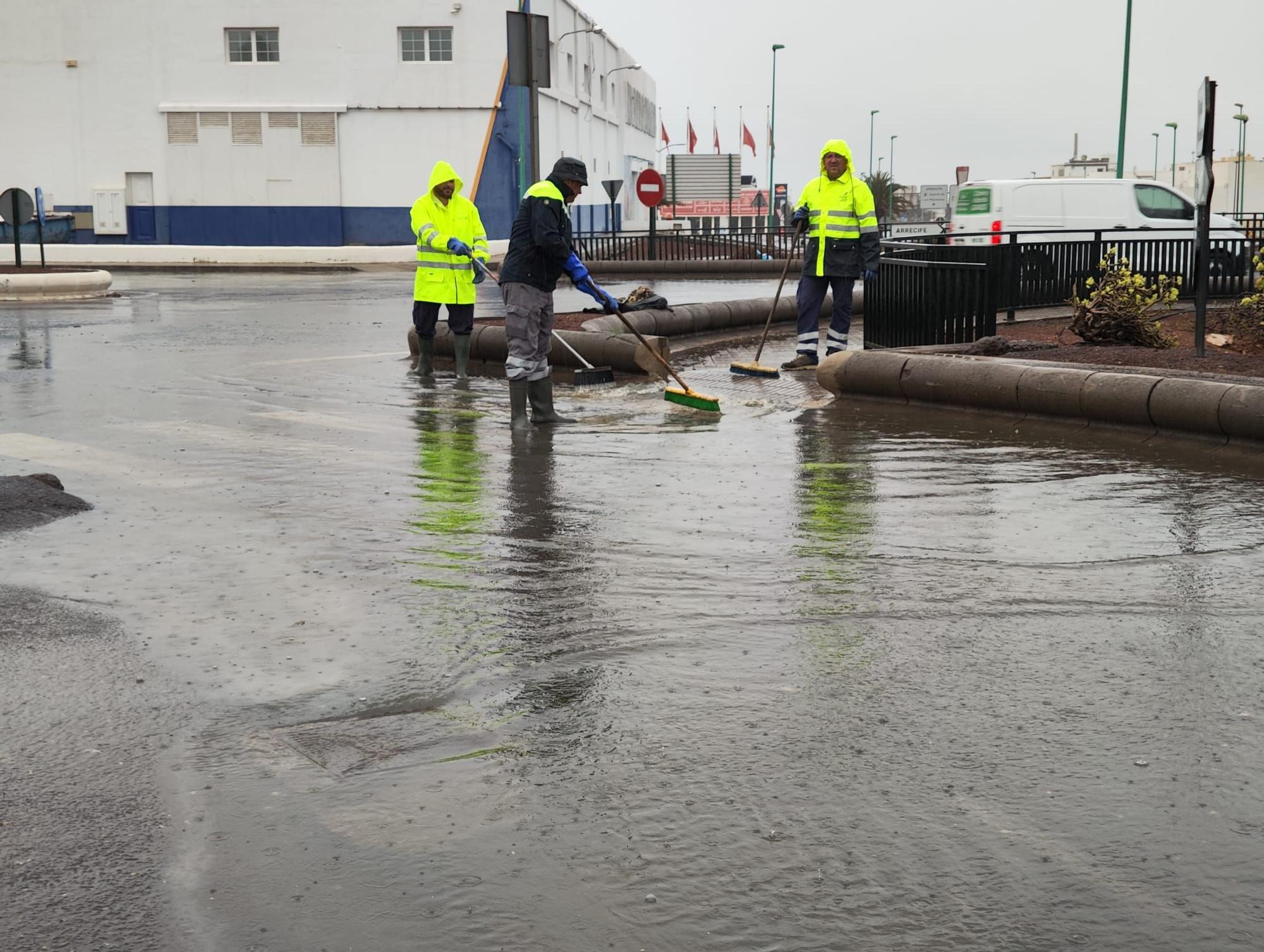 Incidencia de la borrasca 'Hermine' en Lanzarote