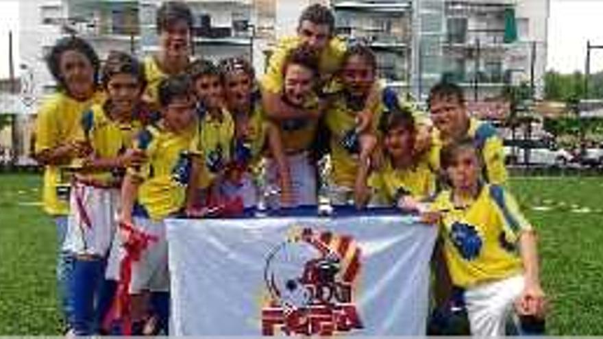 Els Wolves, campions de Catalunya sub-15