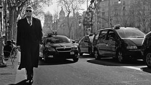 Loquillo, fotografiado en el paseo de Gràcia de Barcelona.