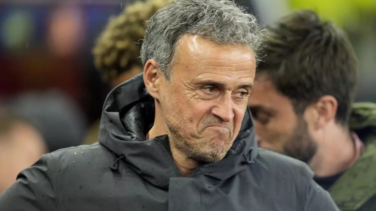 Luis Enrique cay車 en su trampa