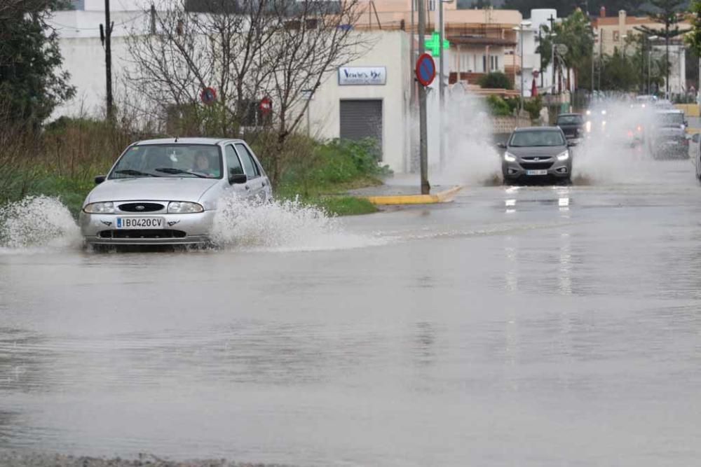 En Ibiza ha llovido todo el día