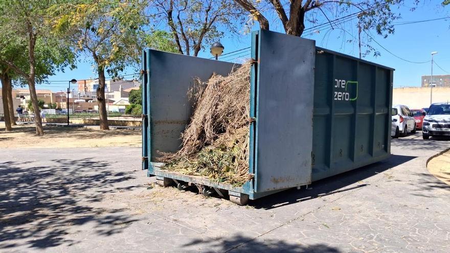 La recogida de podas agrícolas en Murcia se multiplica por siete y alcanza 147 toneladas