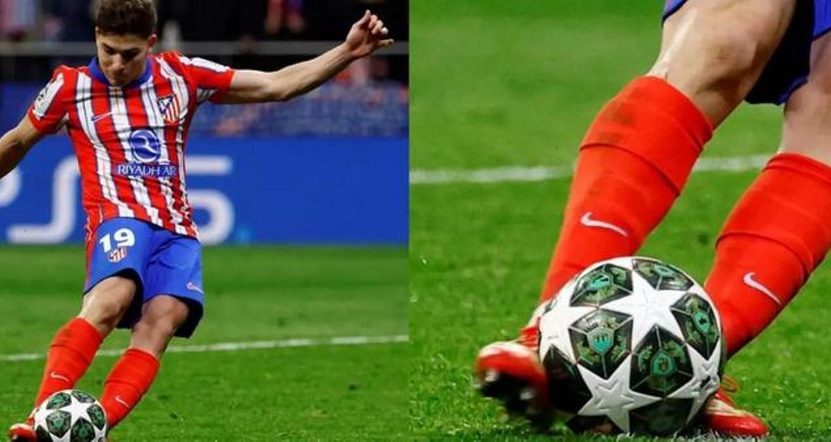 La acción del penalti polémico de Julián.