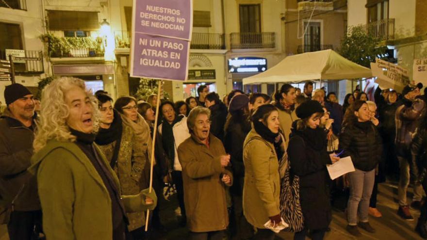 La concentración tuvo lugar en la plaza del Agua Limpia.