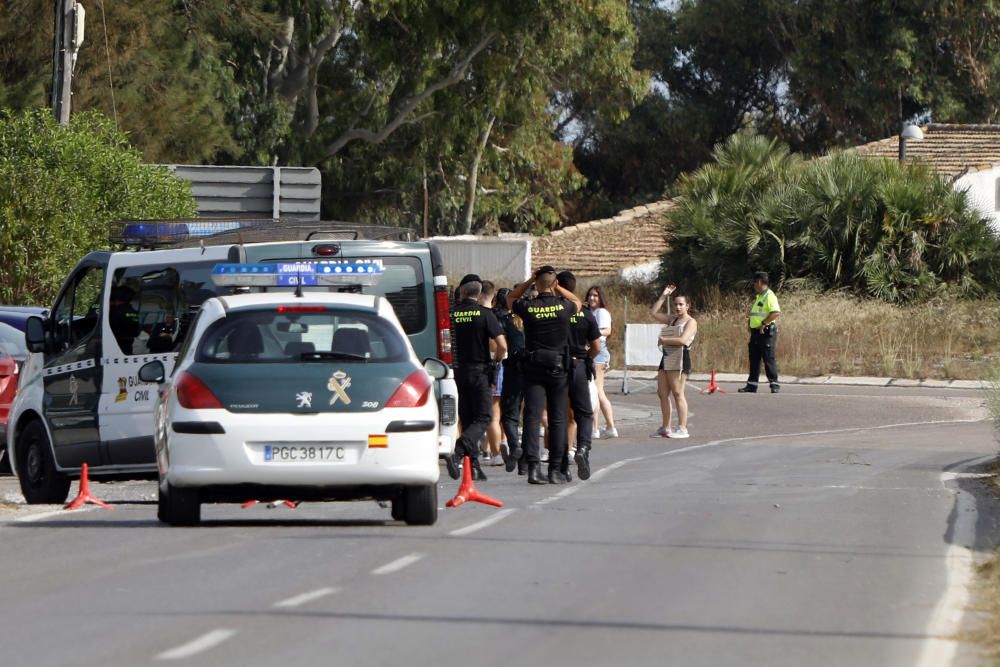 La Guardia Civil precinta el Marenostrum Festival