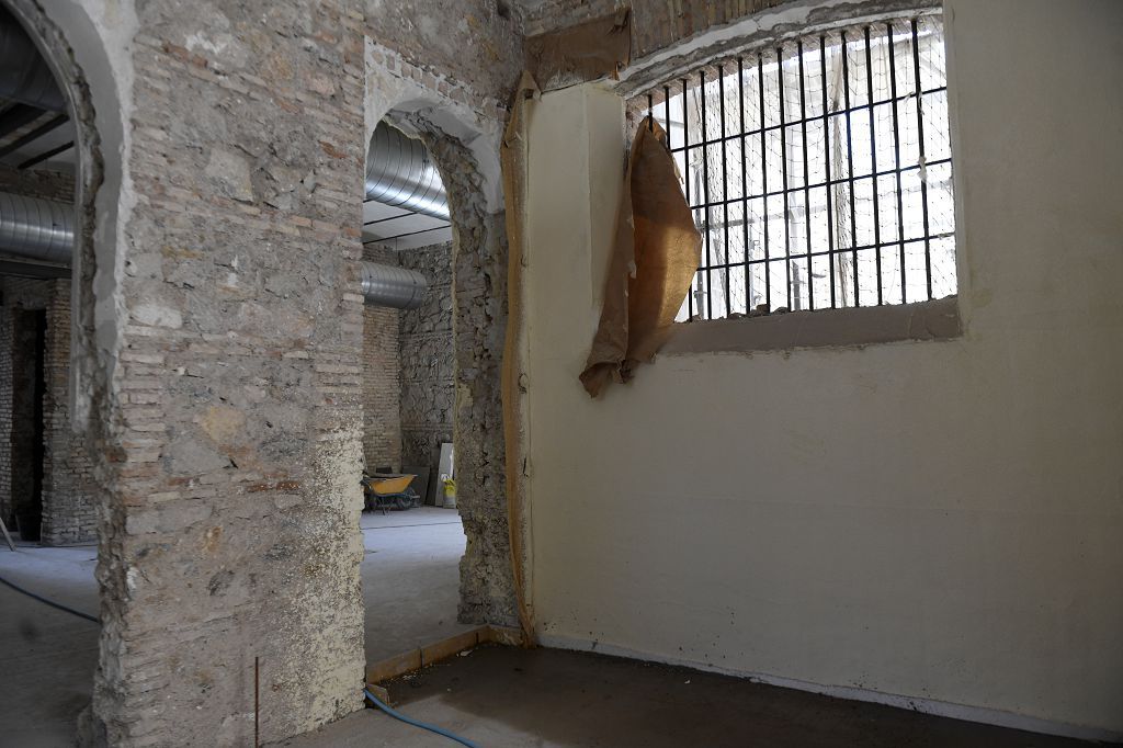 Así van las obras en la segunda fase de la Cárcel Vieja de Murcia