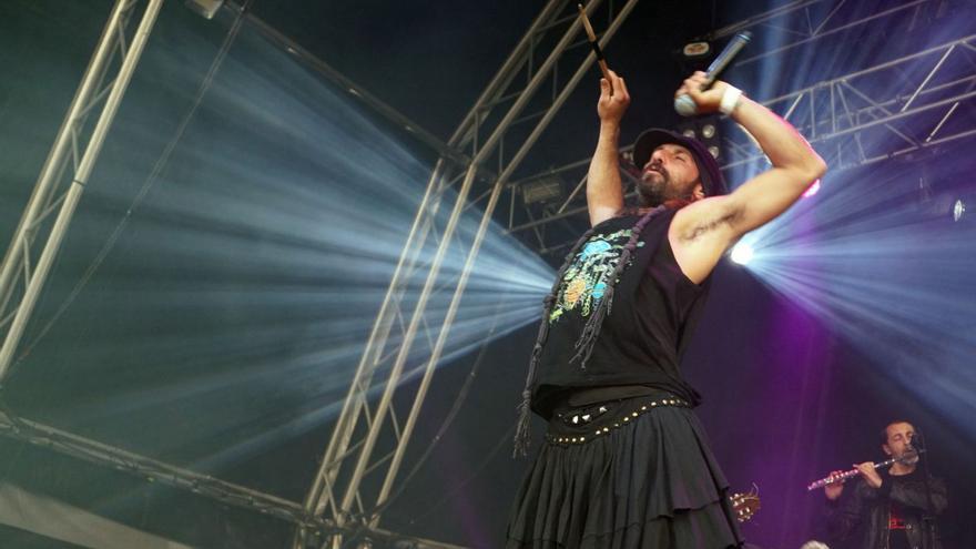 Miguel Campello, en una actuación anterior en Ibiza, en el festival Sueños de Libertad.