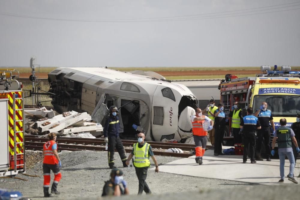 Accidente de tren en La Hiniesta