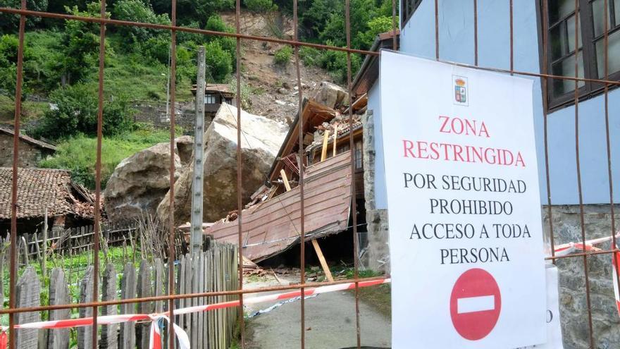 IU reclama un plan de prevención para evitar argayos como el de La Cortina