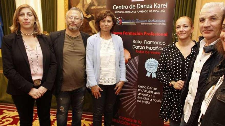 Gijón tiene una sede oficial de la Escuela Andaluza de Flamenco