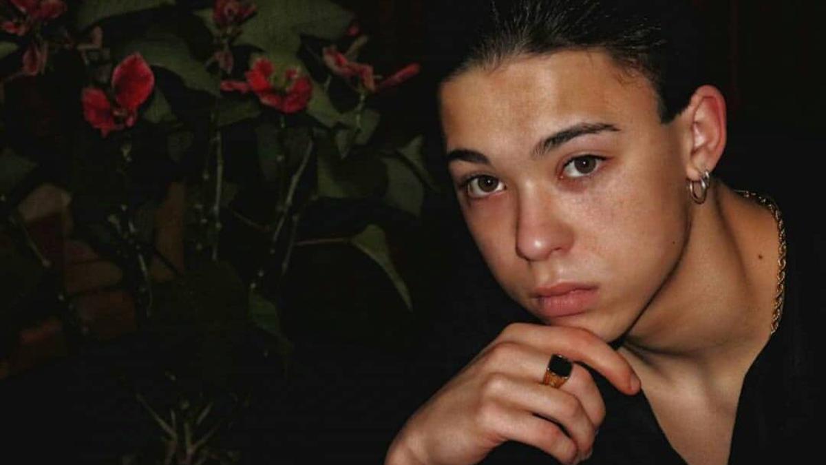 El joven artistas salense Marcos Ortas