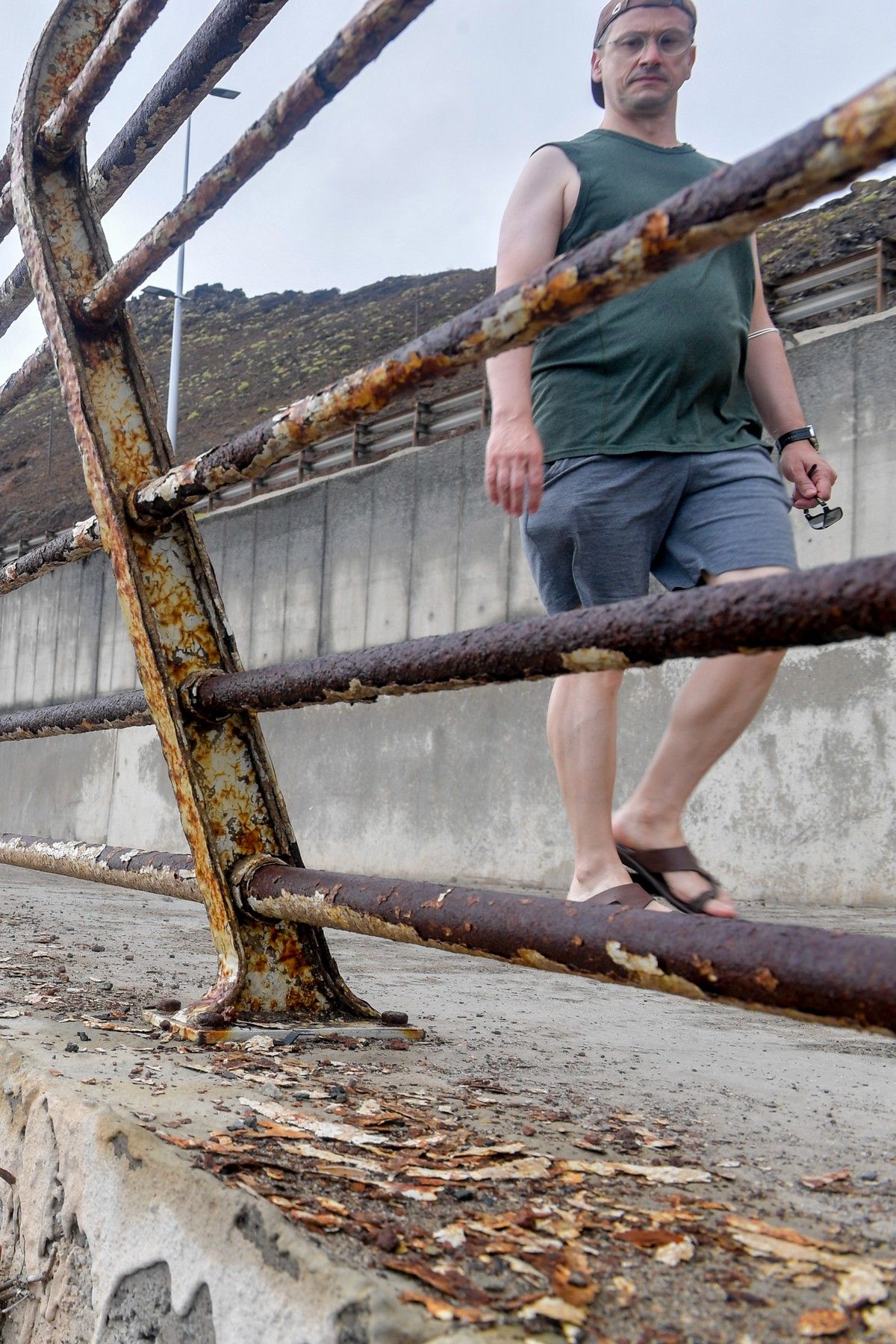 Estado de abandono de la zona de El Atlante