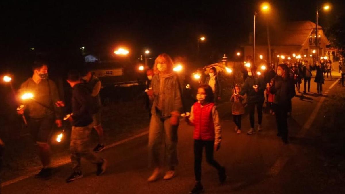 La procesión de los fachos en una pasada edición.