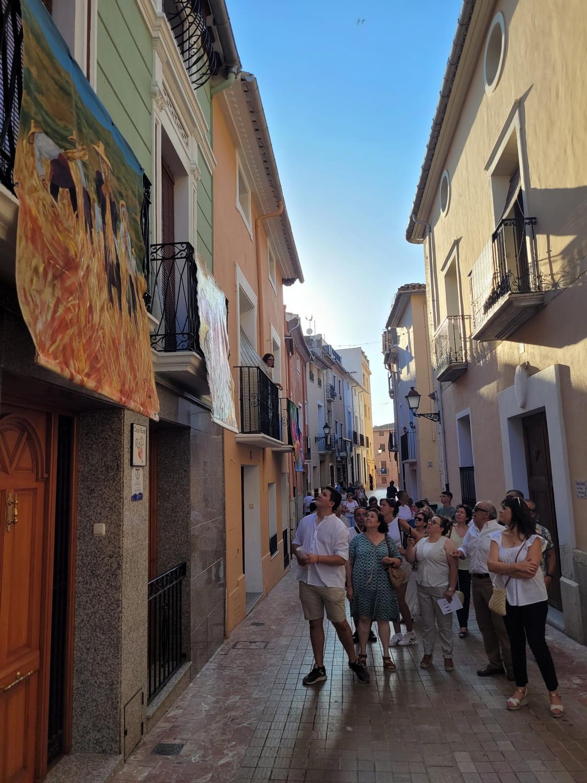 Inauguración "Art al Balcó" en Biar.