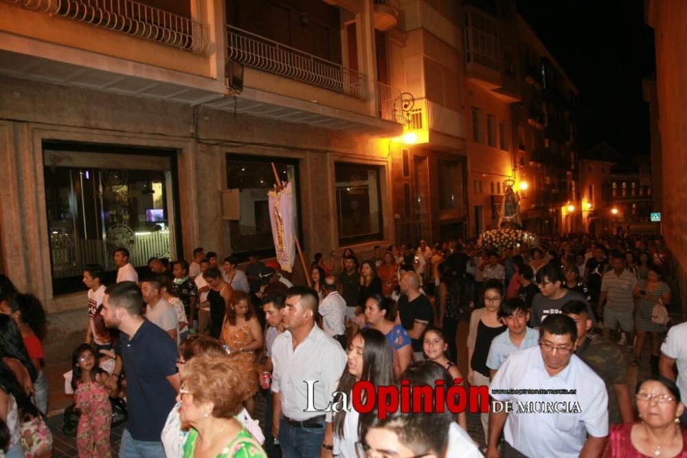 Procesión de la Virgen del Cisne en Lorca