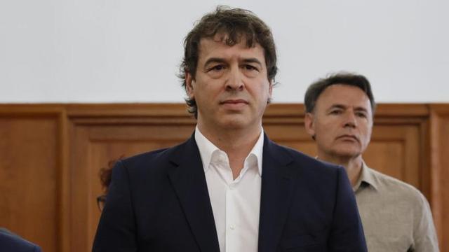 David Sánchez, al banc dels acusats, ahir. | BALLESTEROS / EFE