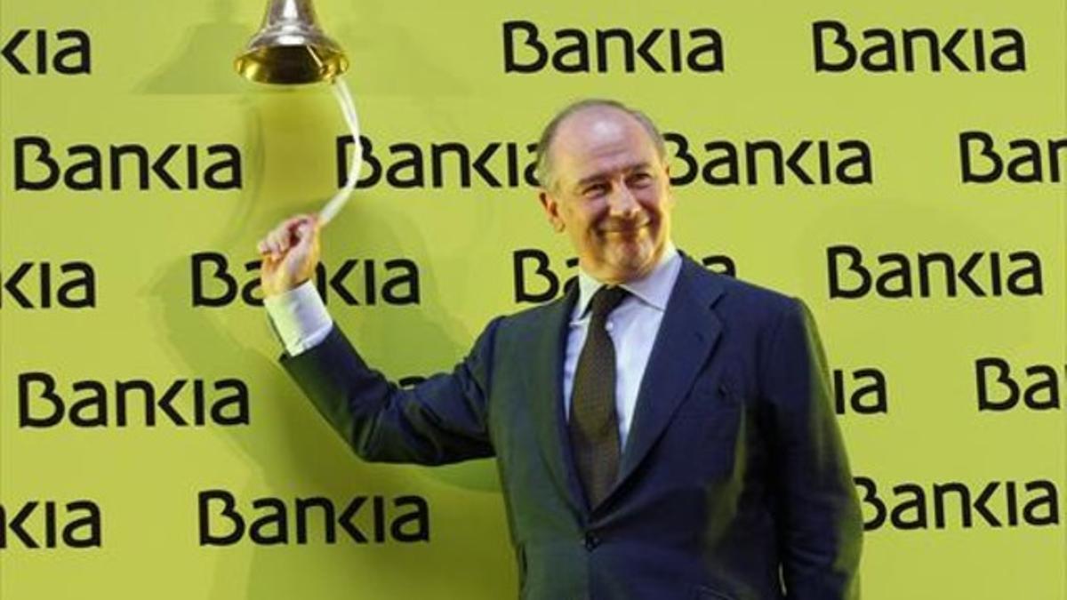 Rato en la salida a bolsa de Bankia en el 2011