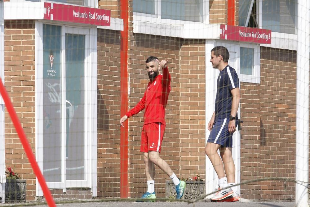 Entrenamiento del Sporting