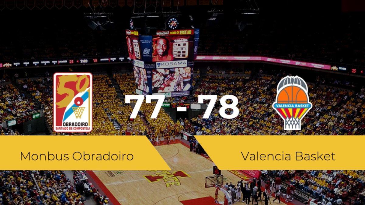 El Valencia Basket derrota al Monbus Obradoiro (77-78)