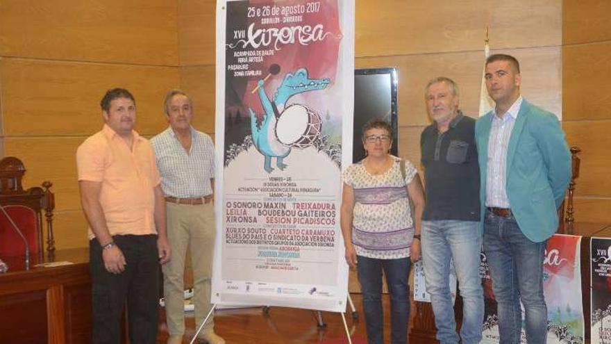 La presentación del festival de Xironsa, ayer. // Noé Parga