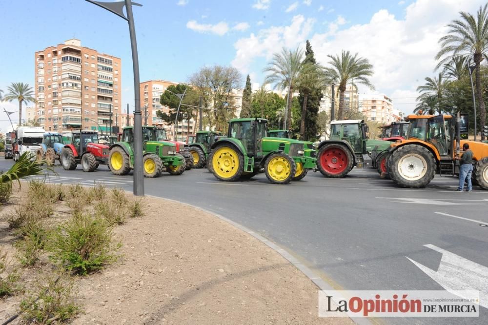 Manifestación de los agricultores por el Mar Menor en Murcia