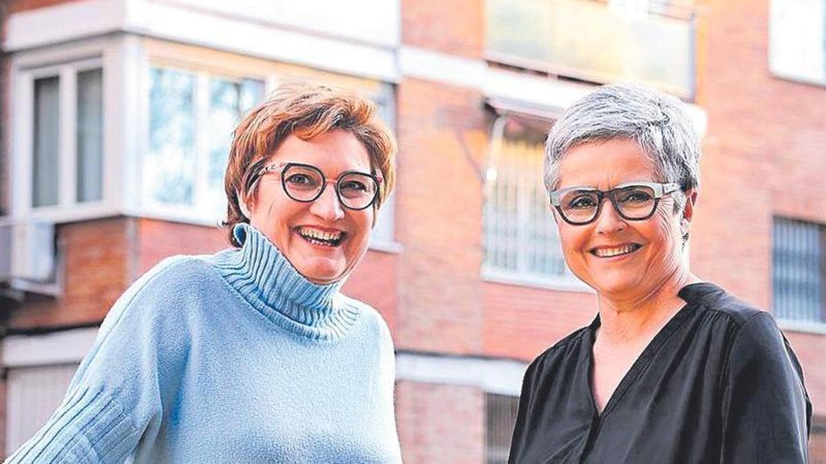 Sara Gutiérrez  y Eva Orúe