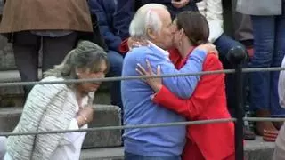 Virginia Troconis y Manuel Benítez: gestos cargados de amor en la plaza de toros