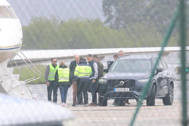 Juan Carlos I abandona Galicia sin poder competir con el 'Bribón'.