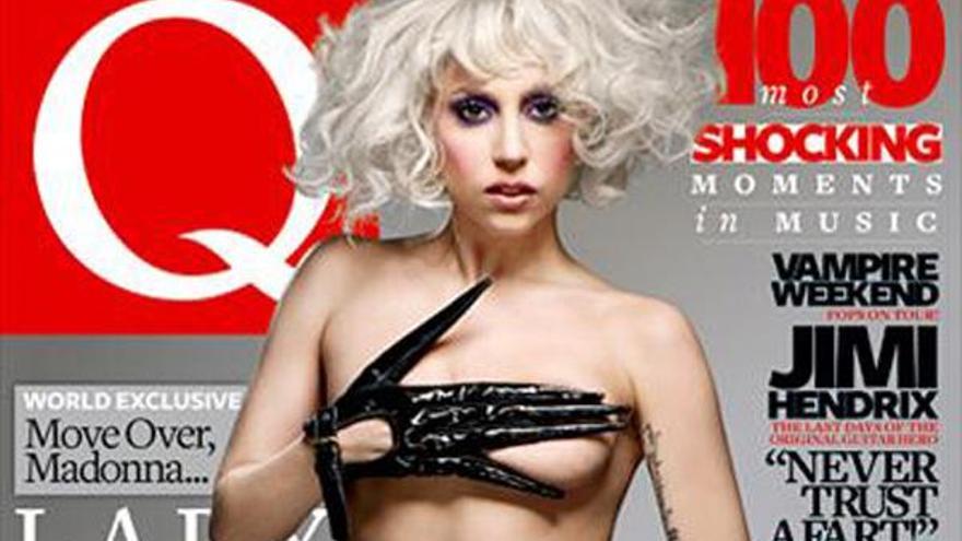Lady Gaga posa para la portada de la revista &#039;Q&#039;