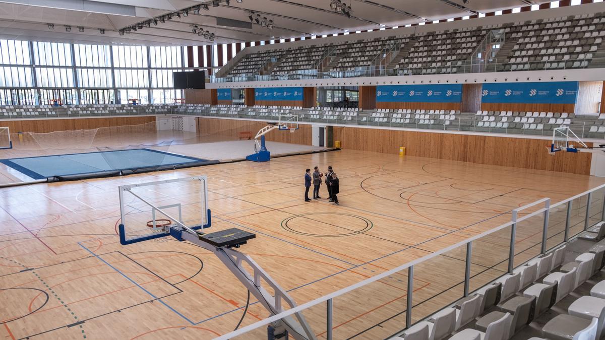 Pistas del Palau d'Esports de Catalunya, en la Anella Mediterrània de Campclar.