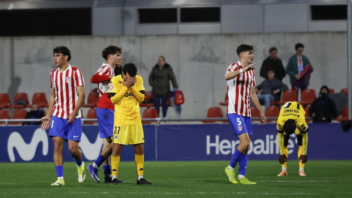 Las mejores imágenes del Atlético de Madrid B - Hércules CF