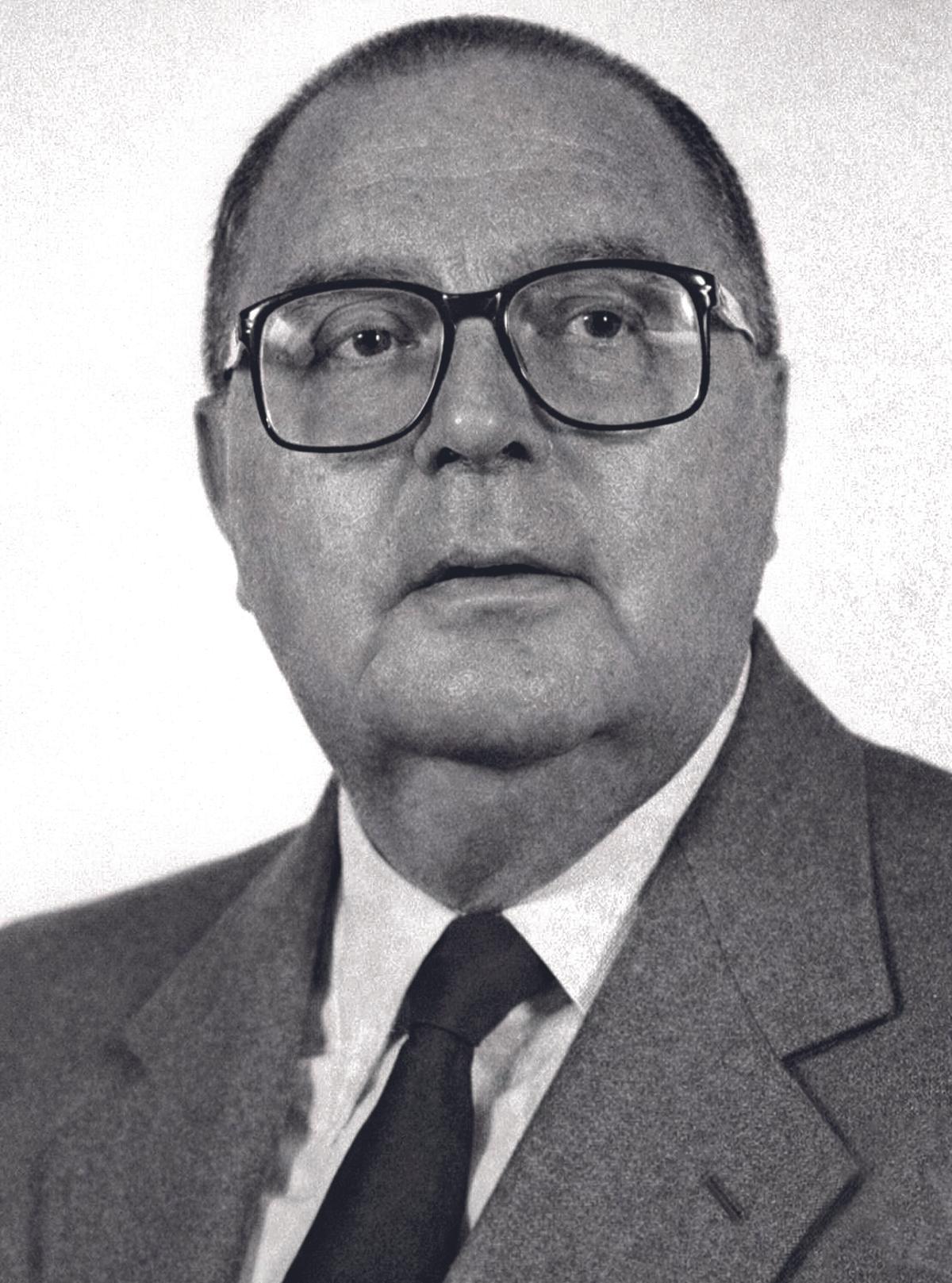 Francisco Melguizo, el académico y cofrade que compuso la marcha 'Paloma de Capuchinos'.