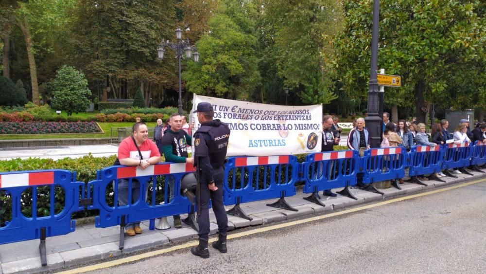 Las protestas en la plaza de La Escandalera