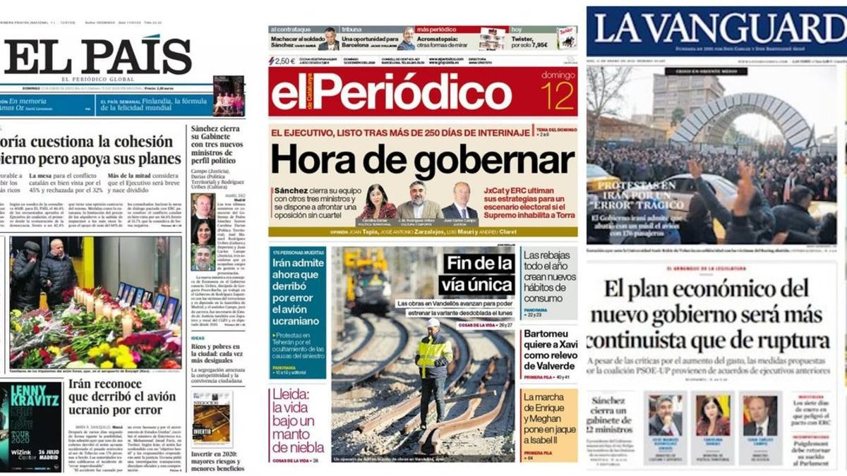 Portada domingo 12 de enero