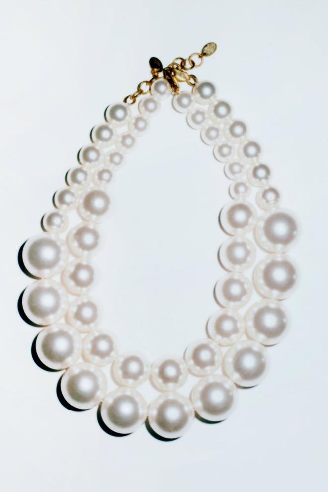 collar perlas de Zara