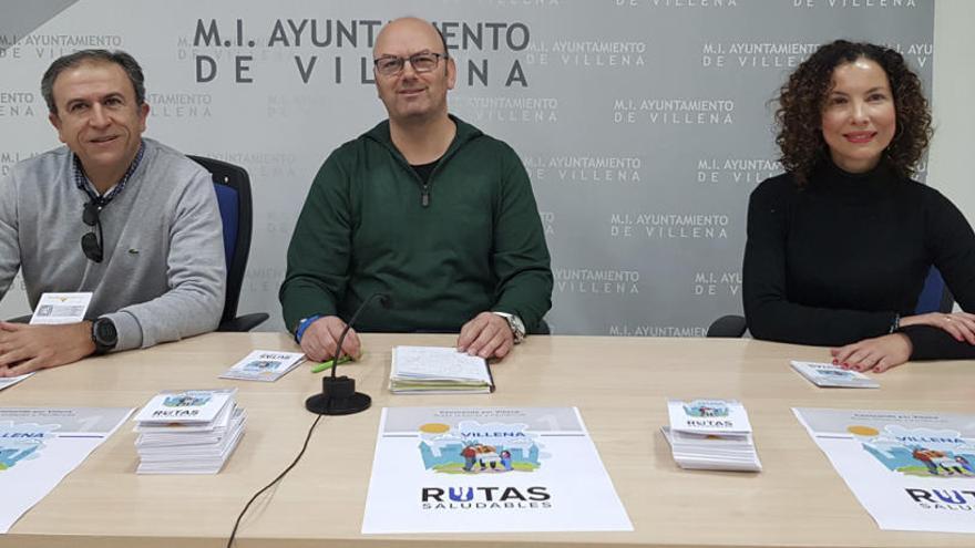 Villena edita una guía con diez rutas para caminar por la ciudad y la periferia