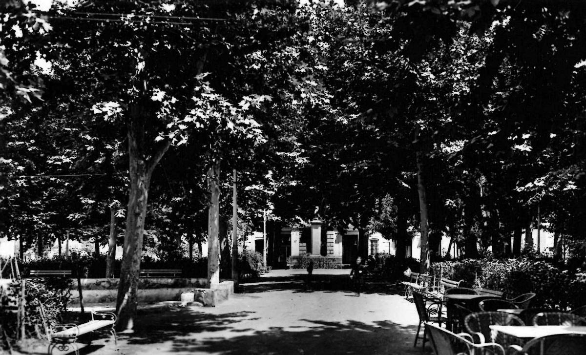 Glorieta de Sagunt a principis del segle XX.