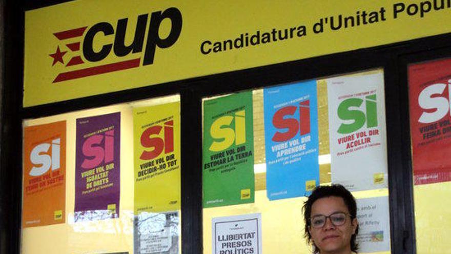 La candidata de la CUP a Girona, Natàlia Sànchez