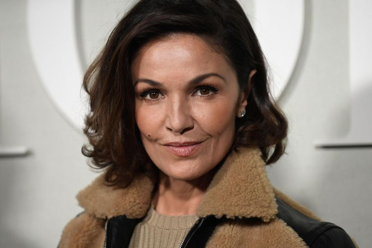 (FILES) French actress Nadia Fares arrives to attend the Christian Dior Spring-Summer 2023 fashion show during the Paris Womenswear Fashion Week, in Paris, on September 27, 2022. Actress Nadia Farès was hospitalised after being found unconscious in a swimming pool in Paris, the Paris public prosecutor’s office said on April 14 2026, confirming a report by daily Le Parisien. (Photo by JULIEN DE ROSA / AFP)