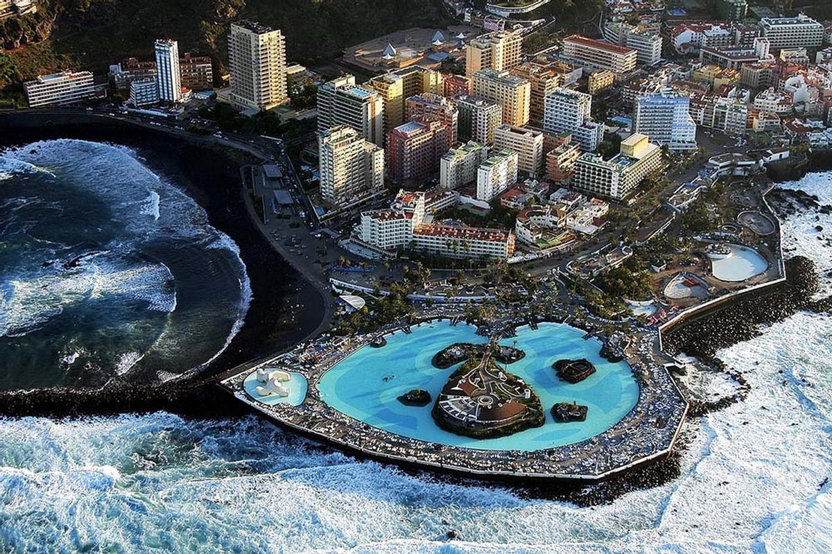 Complejo Lago Martiánez, en Puerto de la Cruz (Tenerife).