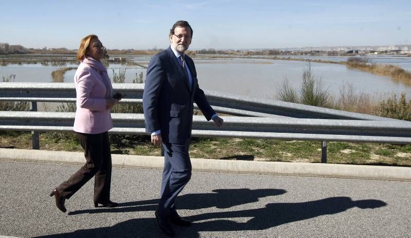 Fotogalería de la visita de Rajoy a la ribera del Ebro