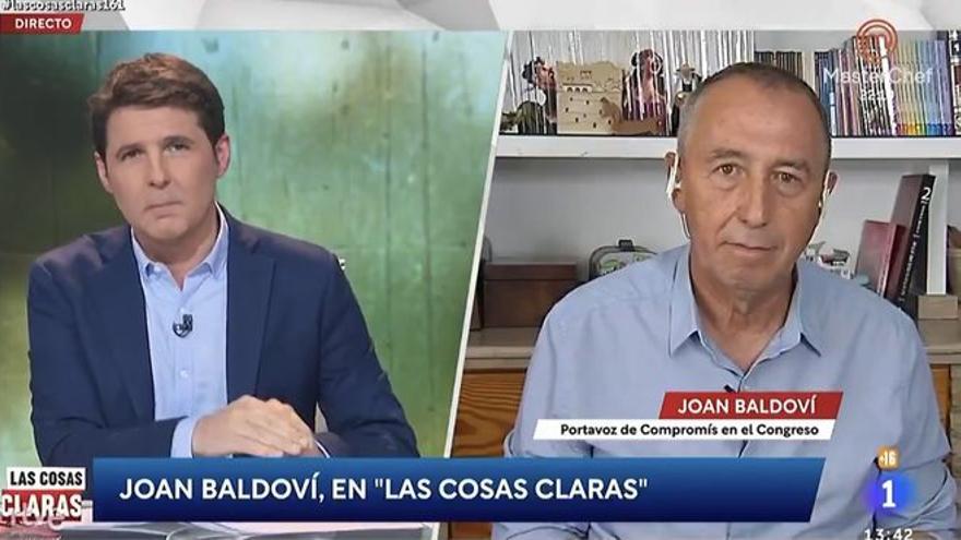 Joan Baldoví en ’Las cosas claras’.