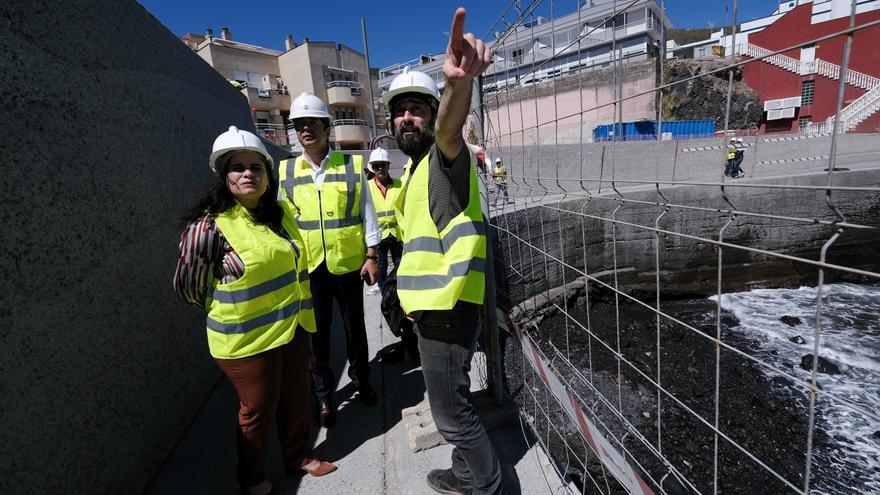 El Cabildo de Tenerife prevé que la reforma del paseo de Las Caletillas esté finalizada en verano