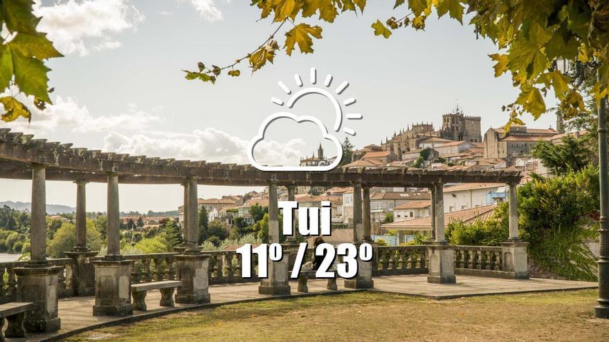 El tiempo en Tui: previsión meteorológica para hoy, miércoles 21 de mayo