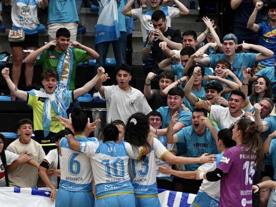 El Marín se aferra a la Primera División con su victoria sobre el Viaxes Amarelle