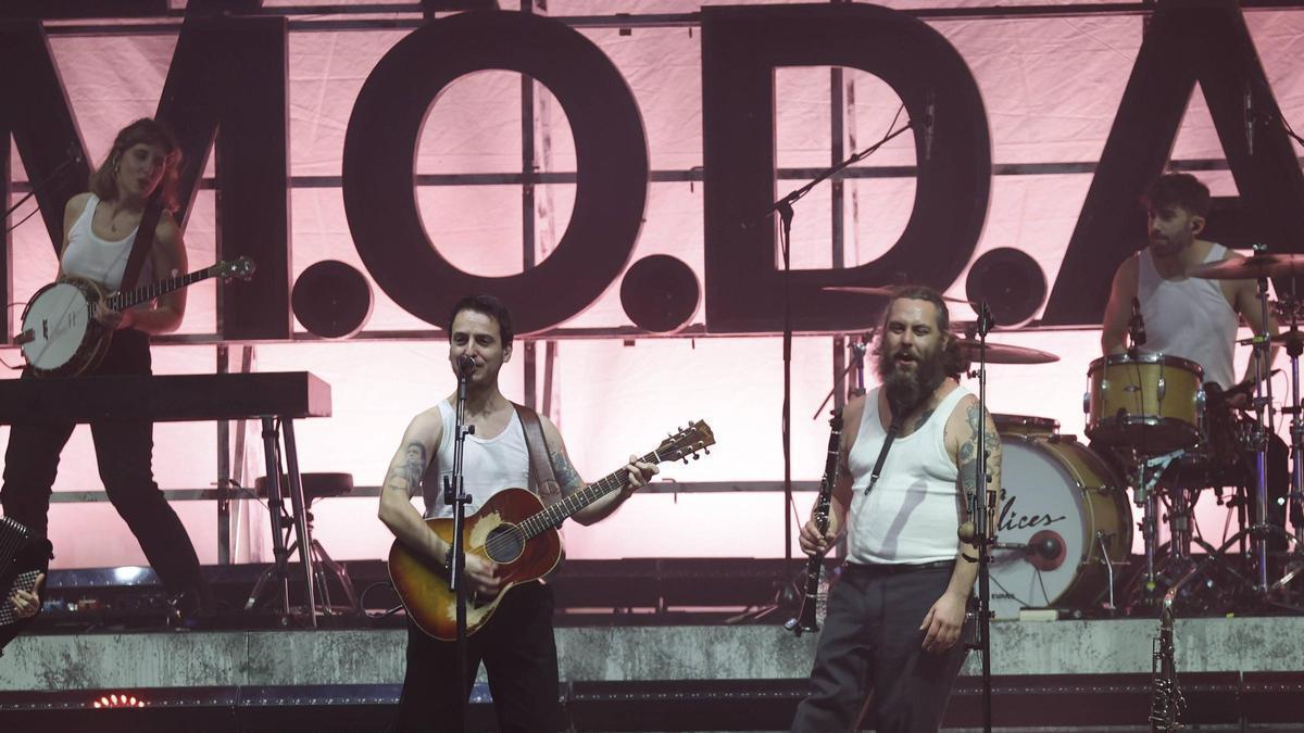 El concierto de "La M.O.D.A." en Gijón, en imágenes