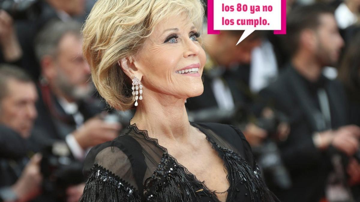 Jane Fonda ya no cumple 80 años
