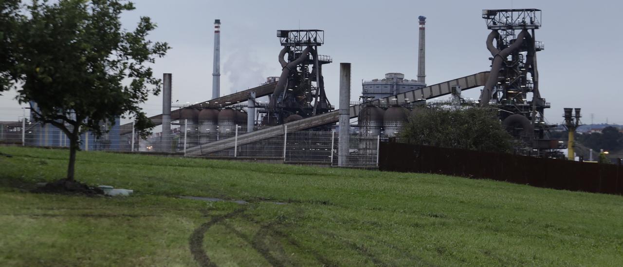 Altos hornos de ArcelorMittal en Veriña, Gijón.