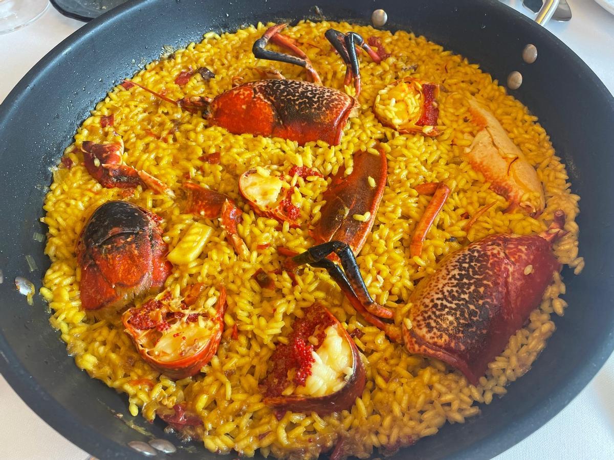 Un plato de arroz en Casa Maravilla