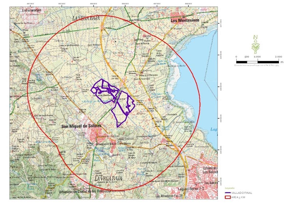 Localización de proyecto según el plan de participación pública